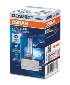 D3S 42V-35W (PK32d-5)  5500K Xenarc Cool Blue Intense (Osram) 66340CBI